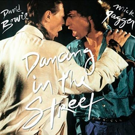 Виниловая пластинка David Bowie, Mick Jagger - Dancing In The Street (V12) (White Vinyl LP)
