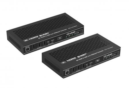 Удлинитель сигнала HDMI,USB Infobit iTrans E90U8K