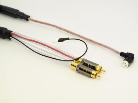 Кабель межблочный фоно Purist Audio Design Venustas Phono Din-RCA 1.2m Luminist Revision (Angle)