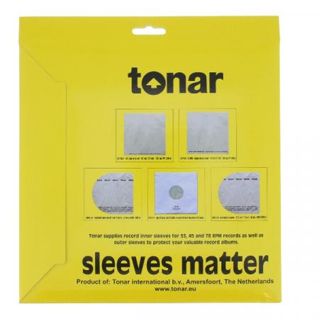 Внутренние конверты Tonar 5961 LP Inner Sleeves 12 Inch (50 шт.)
