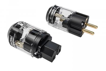Комплект разъемов Ricable Custom Power USP Hi-Fi Schuko + IEC Power Connector Kit