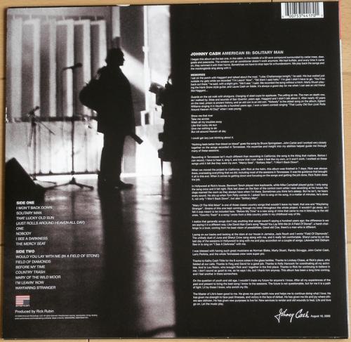 Виниловая пластинка Cash, Johnny, American III: Solitary Man