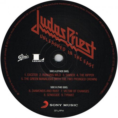 Виниловая пластинка Judas Priest UNLEASHED IN THE EAST