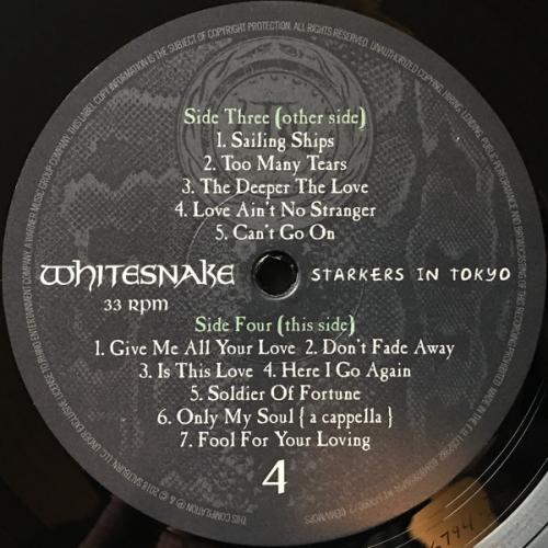 Виниловая пластинка PLG Whitesnake Unzipped (180 Gram Black Vinyl)