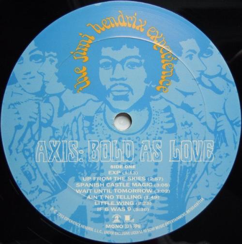 Виниловая пластинка Jimi Hendrix AXIS: BOLD AS LOVE (MONO)