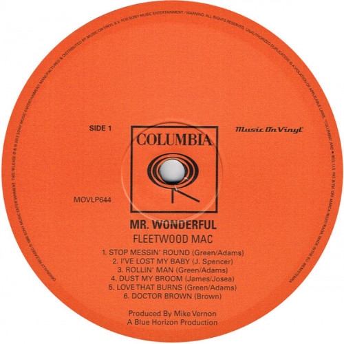 Виниловая пластинка Fleetwood Mac — MR. WONDERFUL (LP)