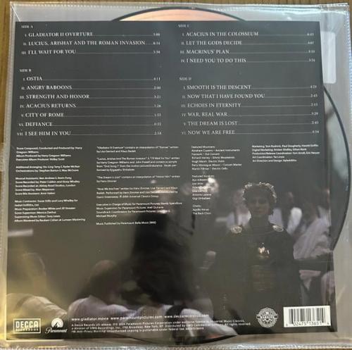 Виниловая пластинка OST -  Gladiator II (Harry Gregson-Williams) (picture) (Black Vinyl 2LP)