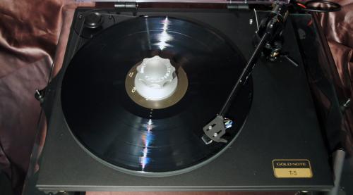 Прижим для пластинок Gold Note Magnifico Record Clamp Silver