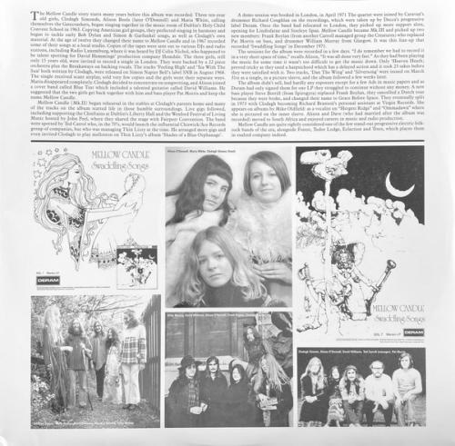 Виниловая пластинка Mellow Candle - Swaddling Songs (Black Vinyl LP)