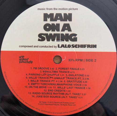 Виниловая пластинка Саундтрек - Man On A Swing (Lalo Schifrin) (Black Vinyl LP)