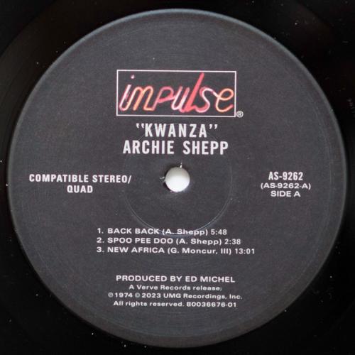 Виниловая пластинка Archie Shepp - Kwanza (Black Vinyl LP)