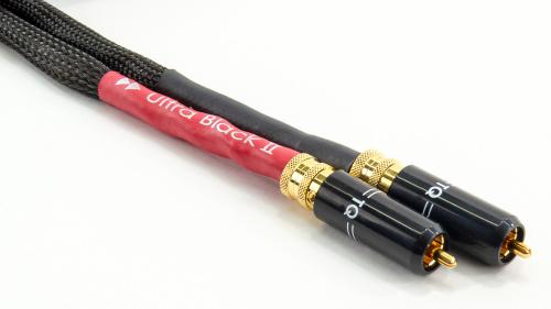 Кабель межблочный аудио Tellurium Q Ultra Black II RCA, 1.0м