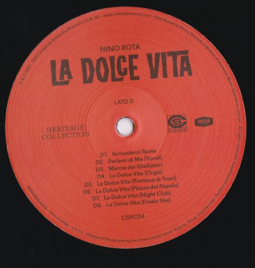 Виниловая пластинка Саундтрек - La Dolce Vita (Nino Rota) (Black Vinyl 2LP)
