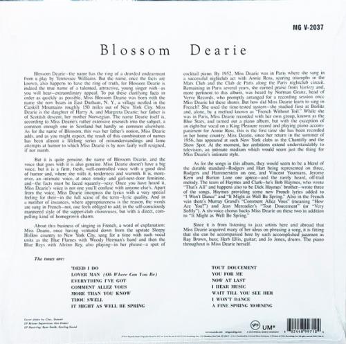 Виниловая пластинка Blossom Dearie - Blossom Dearie (Black Vinyl LP)