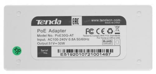 Инжектор PoE Tenda POE30G-AT