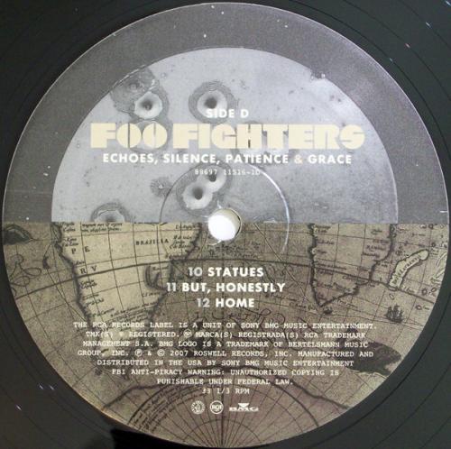 Виниловая пластинка Foo Fighters ECHOES, SILENCE, PATIENCE & GRACE (180 Gram/Gatefold)