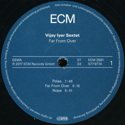 Виниловая пластинка Vijay Iyer Sextet, Far From Over (LP/180g)
