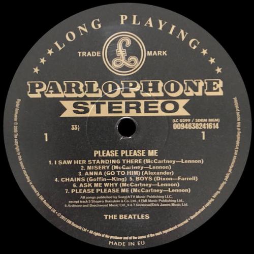 Виниловая пластинка The Beatles, Please Please Me (2009 Remaster)