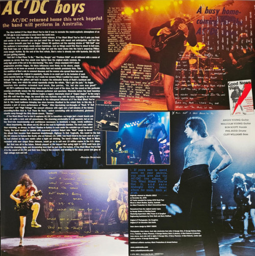 Виниловая пластинка AC/DC - If You Want Blood You've Got It (50th Anniversary, 180 Gram, Limited Golden Vinyl LP)