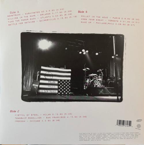Виниловая пластинка Rage Against The Machine - Live On Tour 1993 (Black Vinyl 2LP)
