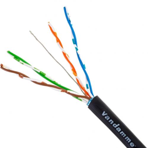Витая пара Van Damme сверхгибкий кабель Cat 5E F/UTP TourCat чёрный (268-450-000)