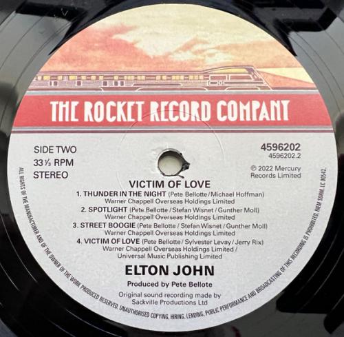 Виниловая пластинка John, Elton - Victim Of Love (Black Vinyl LP)