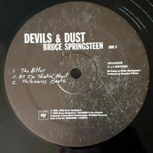 Виниловая пластинка Sony BRUCE SPRINGSTEEN, DEVILS & DUST (Black Vinyl)