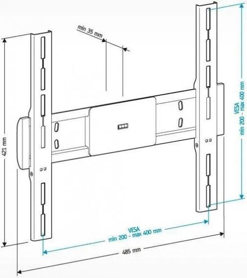 Кронштейн для телевизора Holder LCD-F4611 черный