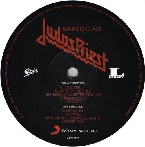 Виниловая пластинка Judas Priest STAINED CLASS