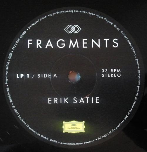 Виниловая пластинка Сборник - Satie: Fragments (Satie Reworks & Remixes) (Black Vinyl 2LP)