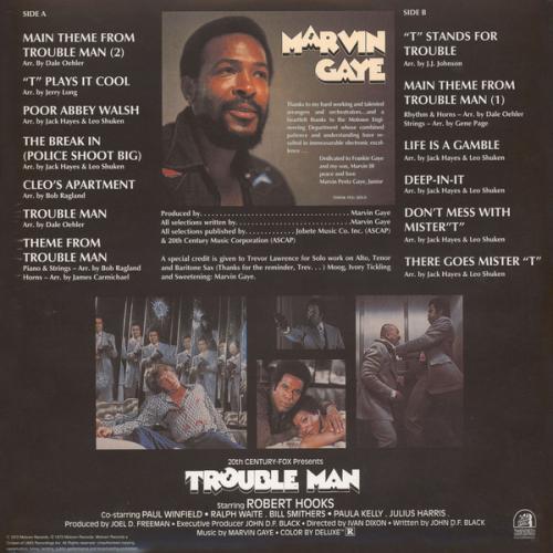Виниловая пластинка Marvin Gaye, Trouble Man (Back To Black)