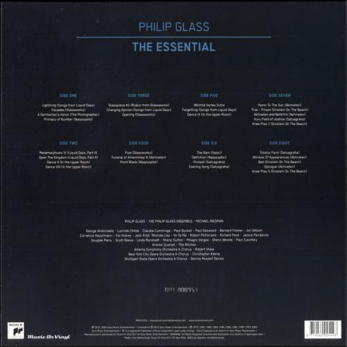 Виниловая пластинка Philip Glass - The Essential (Box) 180 Gram, Limited & Numbered Crystal Clear Vinyl 4 LP)