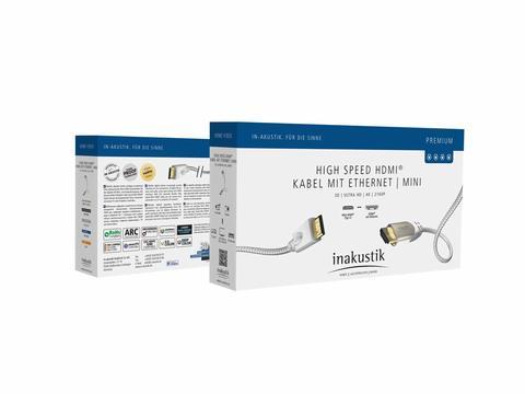 HDMI кабель In-Akustik Premium HDMI Mini, 0.75 m, 00423207