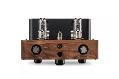 Интегральный ламповый усилитель Unison Research Triode 25 USB/DAC Black Edition Walnut