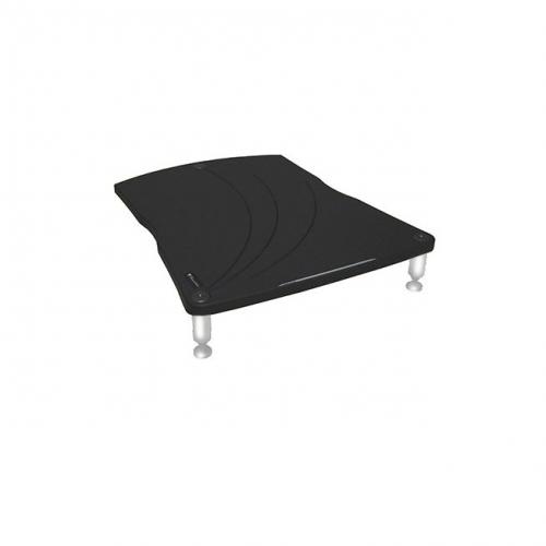 Модуль стойки под Hi-Fi Bassocontinuo VIELLA 2.1 Cerbero Black bottom shelf (ножки белые)