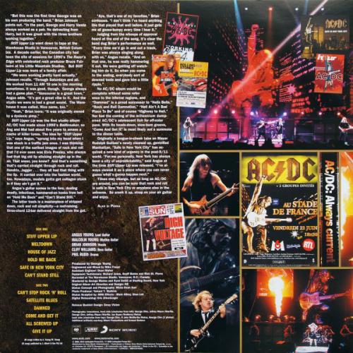 Виниловая пластинка Sony AC/DC Stiff Upper Lip (Remastered/180 gram)