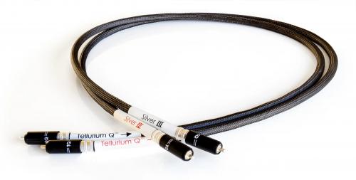 Кабель межблочный аудио Tellurium Q Silver III RCA 1.5m