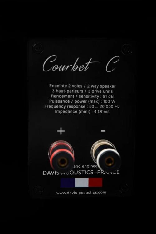 Акустика центрального канала Davis Acoustics Courbet C Black Gloss