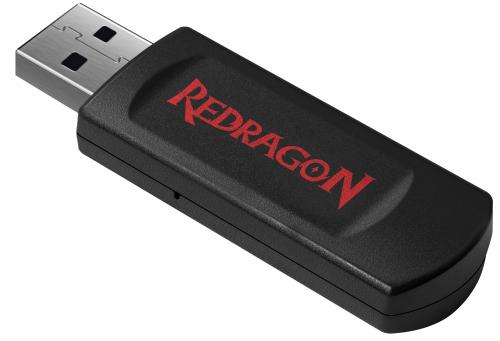 Беспроводная игровая гарнитура Redragon NOMEN черно-красная