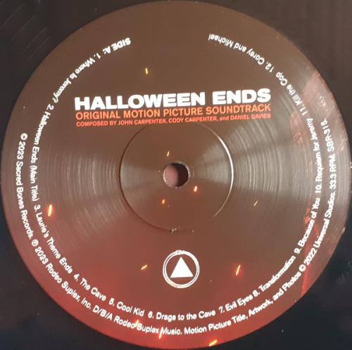 Виниловая пластинка Саундтрек - Halloween Ends (John Carpenter & Daniel Davies) (Black Vinyl LP)