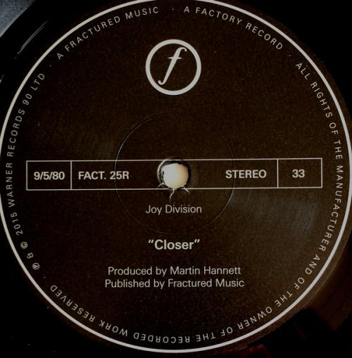 Виниловая пластинка WM Joy Division Closer (180 Gram/Remastered)