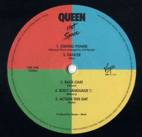 Виниловая пластинка Queen, Hot Space