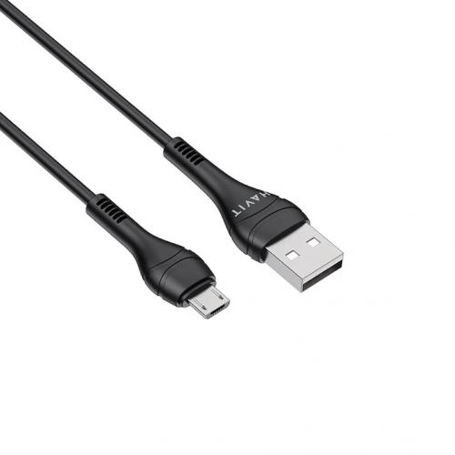 USB кабель HAVIT CB6159 USB-A - Micro USB BK 1m