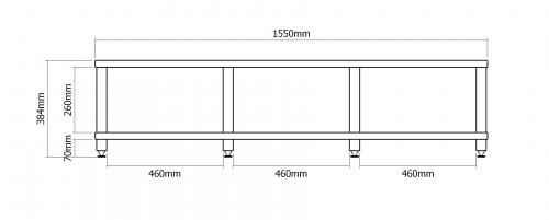 Hi-Fi стойка VOXmodule CASA 03/2 Орех