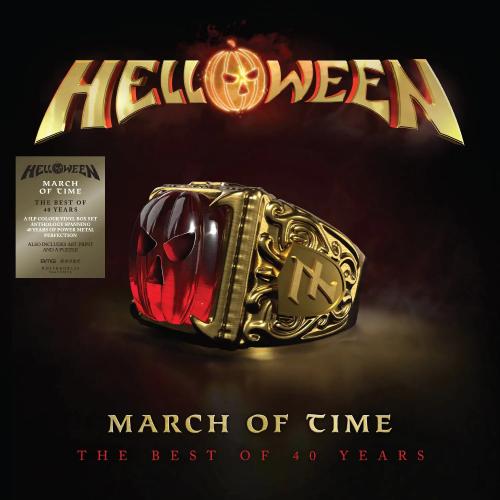 Виниловая пластинка Helloween - March Of Time: The Best Of 40 Years (Box) (Red Vinyl 5LP)