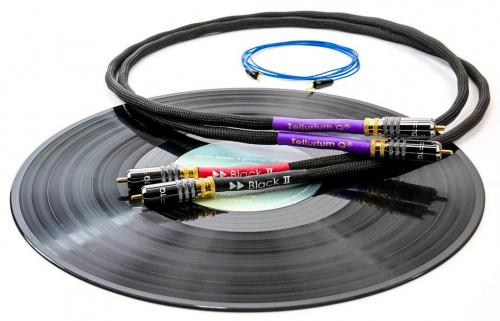 Кабель межблочный аудио Tellurium Q Black II Phono RCA 1.0m