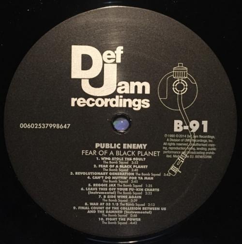 Виниловая пластинка Public Enemy, Fear Of A Black Planet