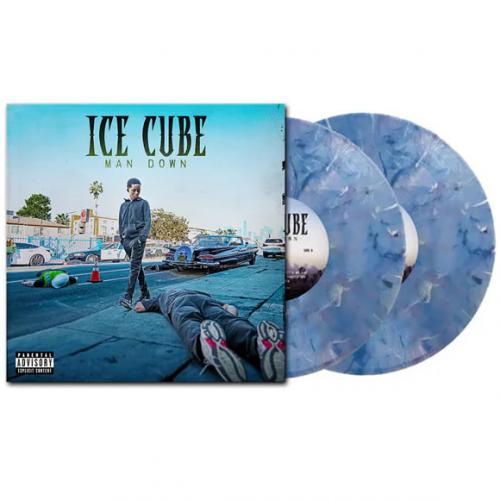 Виниловая пластинка Ice Cube - Man Down (Blue With White Marbled Vinyl 2LP)