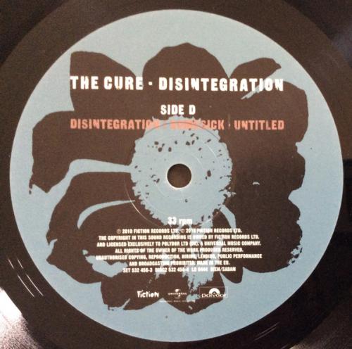 Виниловая пластинка The Cure, Disintegration (Remastered)