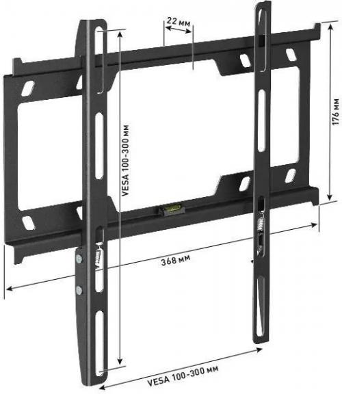 Кронштейн для телевизора Holder F3616-B черный